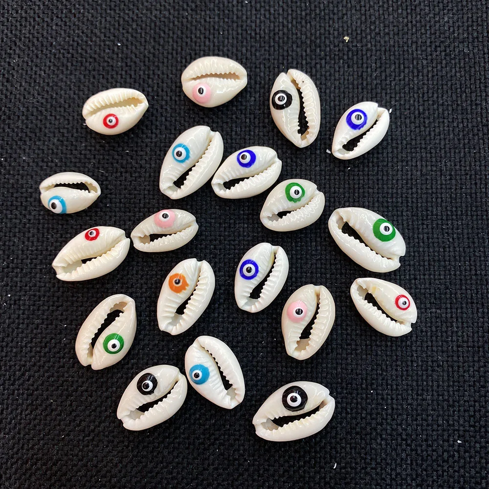 

Exquisite Natural Conch Shell Eyeball Making DIY Handmade Home Charm Decoration Wind Chimes Shell Pendant Jewelry Accessories