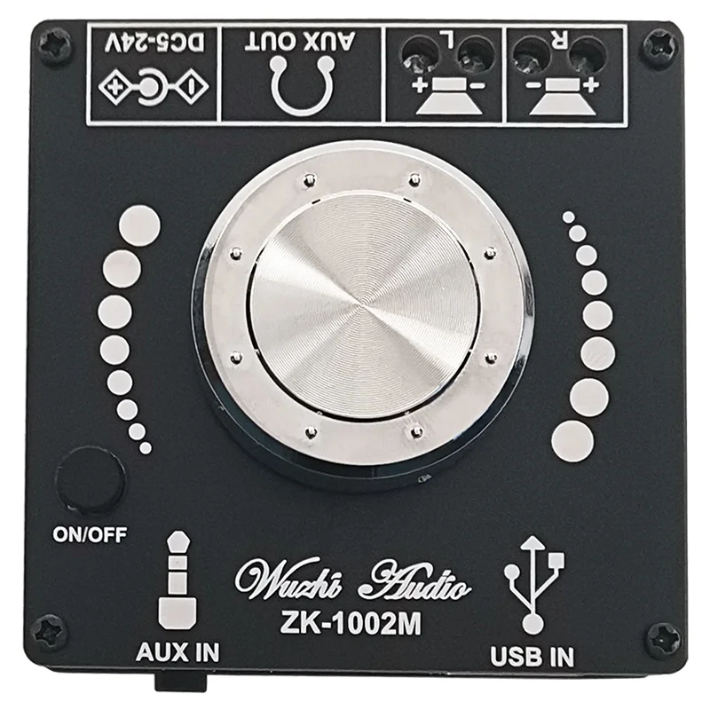 ZK-1002M 100W + Bluetooth-совместимая Плата усилителя мощности 5.0 стерео усилитель для