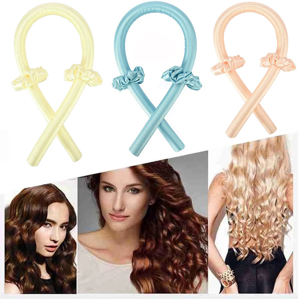 

Heatless Curling Rod Headband Lazy Curler Silk Curling Ribbon Silk Curling Ribbon Heatless Hair Curling Ribbon Make Hair Curly
