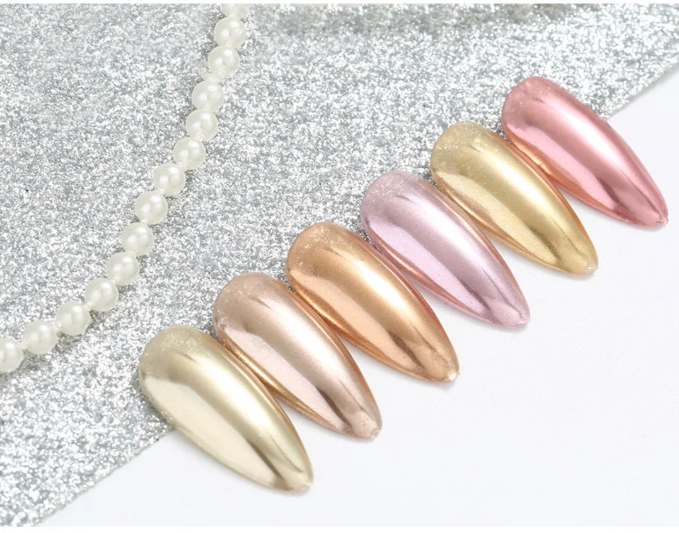 SAVILAND Bubble Nails Золотой зеркальный порошок «Волшебное зеркало» блеск для ногтей блестки Золотой порошок DIY Дизайн ногтей украшения маникюрные инструменты