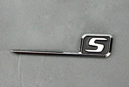 Для AMG S эмблема логотип AMG для Mercedes S 3D Черный C63S CLS63S ABS