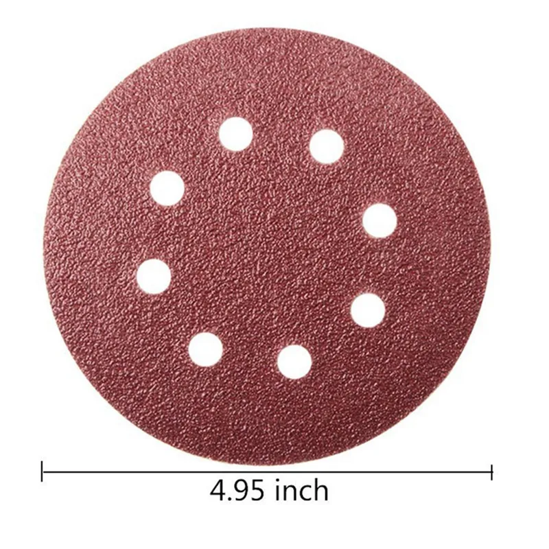Шлифовальные диски 70 шт. 8 отверстий 5 дюймов наждачная бумага круговой