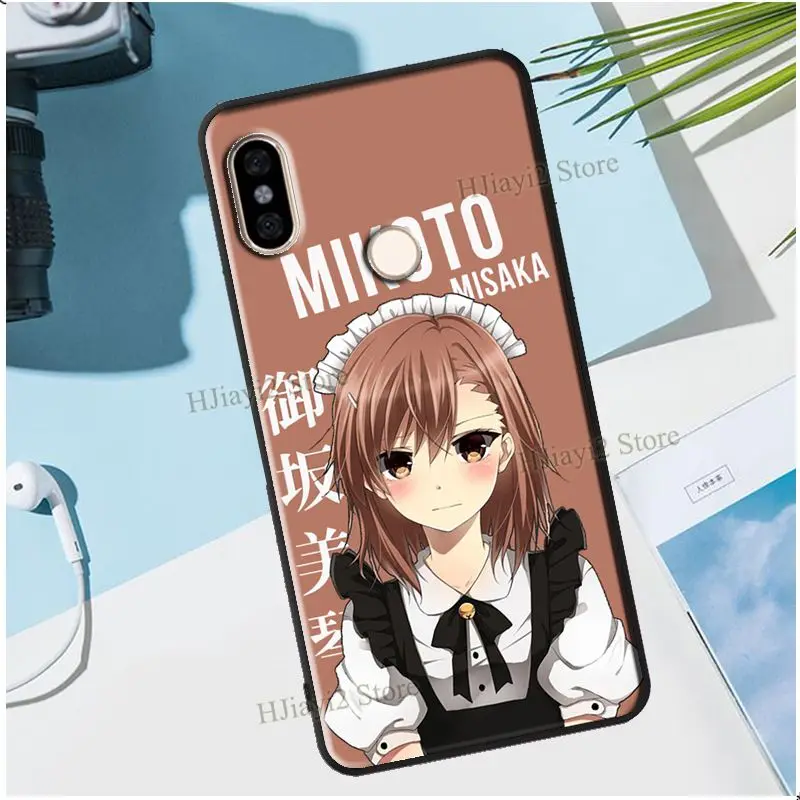 Чехол Misaka Mikoto для Xiaomi Redmi Note 11 8 9 10 Pro 10S 9A 9T Mi Lite 11T POCO X3 M3 M4 F3