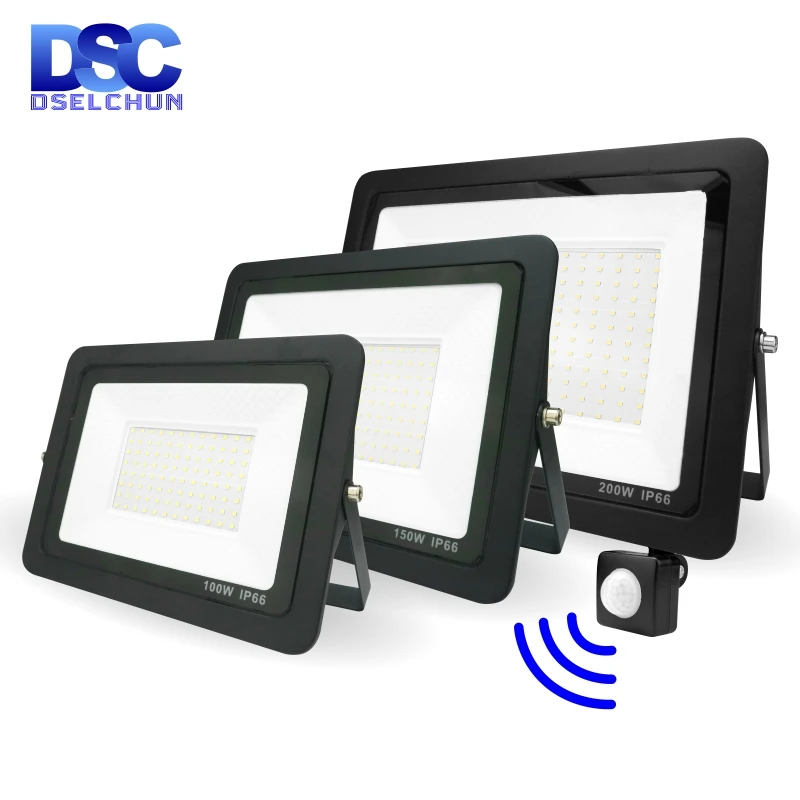 

LED PIR Motion Sensor Flood Light 200W 150W 100W 50W 30W 20W 10W Outdoor Lighting Floodlight Spotlight IP66 Waterproof Led Lamp