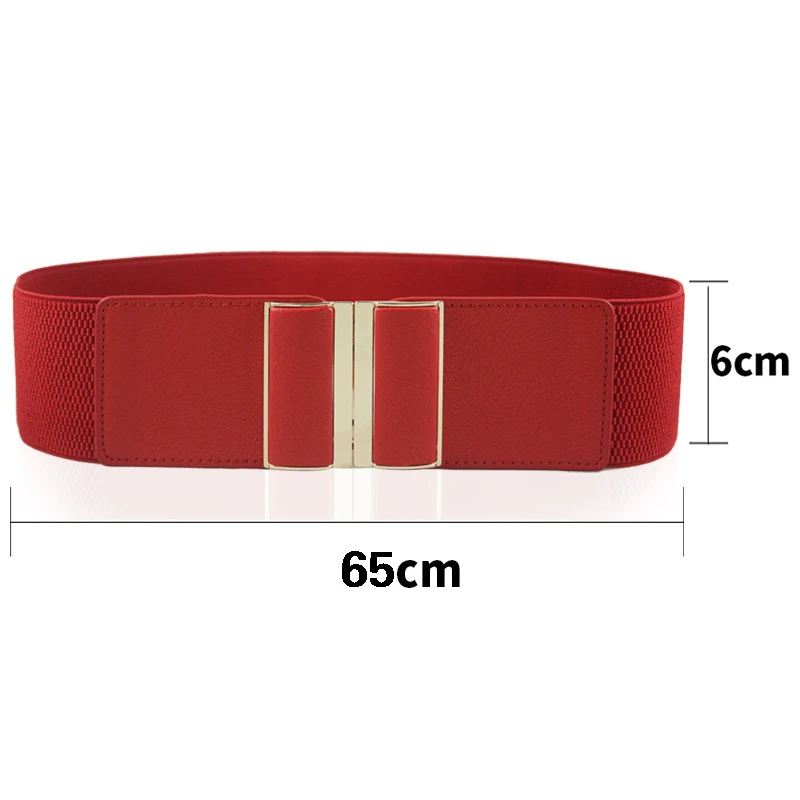 

Leather Belt Women Waist Black Red Belts For Jeans Dresses Woman Studded Buckle Girls Ladies Fashion Decorative Wide Belt