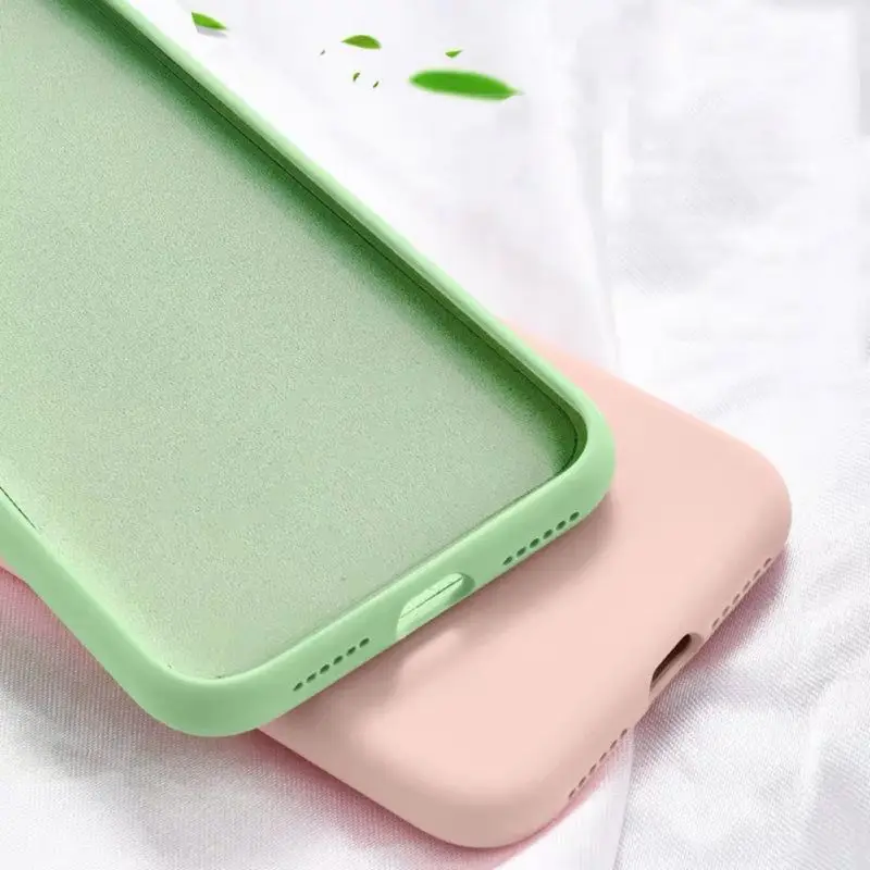 Милый силиконовый чехол карамельного цвета для телефона Iphone11 защитный с защитой