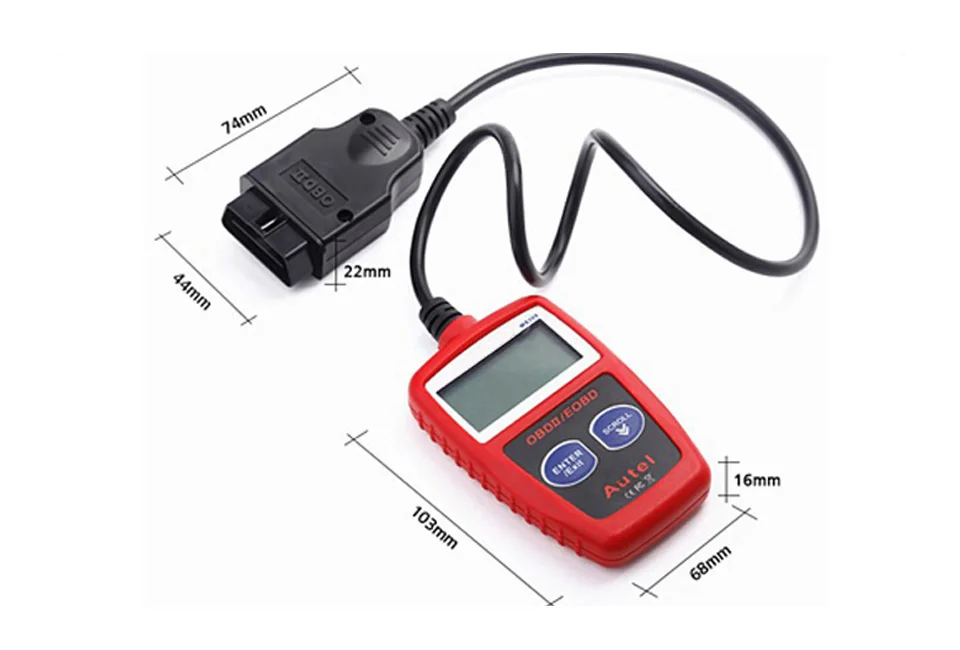 MaxiScan MS309 CAN BUS OBD2 автомобильный считыватель кодов EOBD OBD II диагностический инструмент MS 309 Автомобильный сканер кода с несколькими языками MS 309