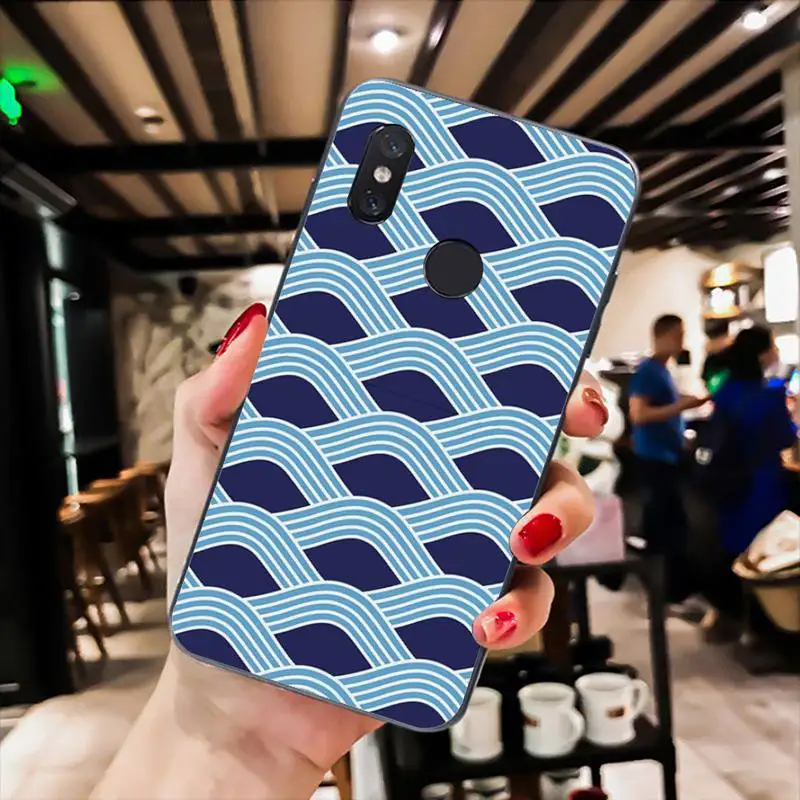 

Japanese Style Pattern Phone Case For Xiaomi Mi 10 5 6 A2 A2lite A1 9 9SE 8Lite 8explorer Pocophone F1 Fundas Cove Cases