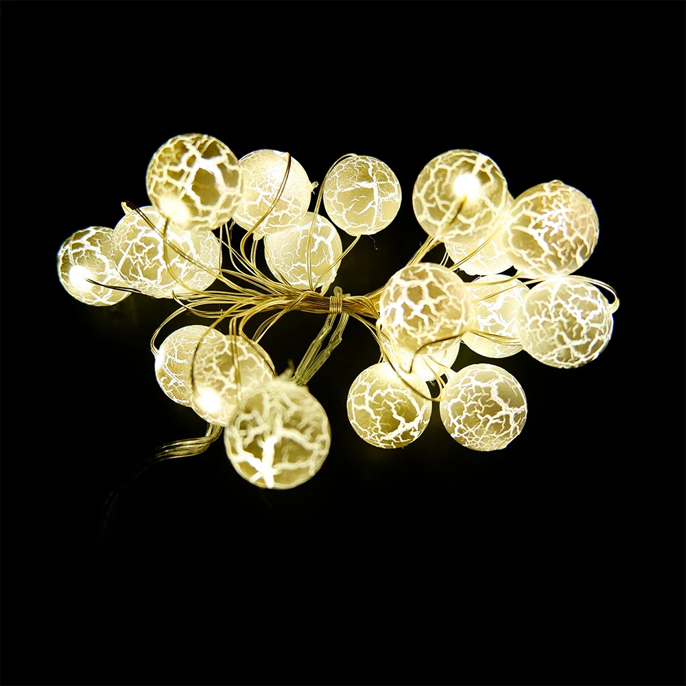 

3M LED Ball Light String Fairy Garland Lighting USB Home Festival Decoration Christmas Garland Bubble Ball Lamp Indoor Decor