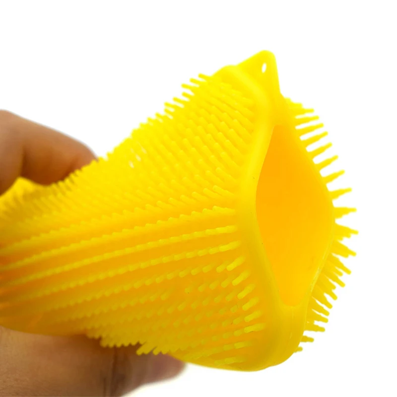 3 в 1 многофункциональная силиконовая щетка для мытья кухонной губки чаши
