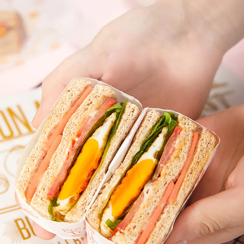 50 листов вощеной бумаги тонкая бумага для уличной еды вечевечерние