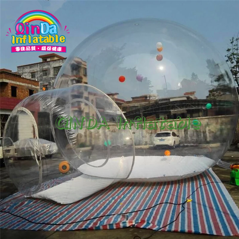 Billig Wasserdichte Outdoor-Camping Transparent Aufblasbare Kuppel Zelt, Dome Zelt Aufblasbare, Aufblasbare Blase Zelt