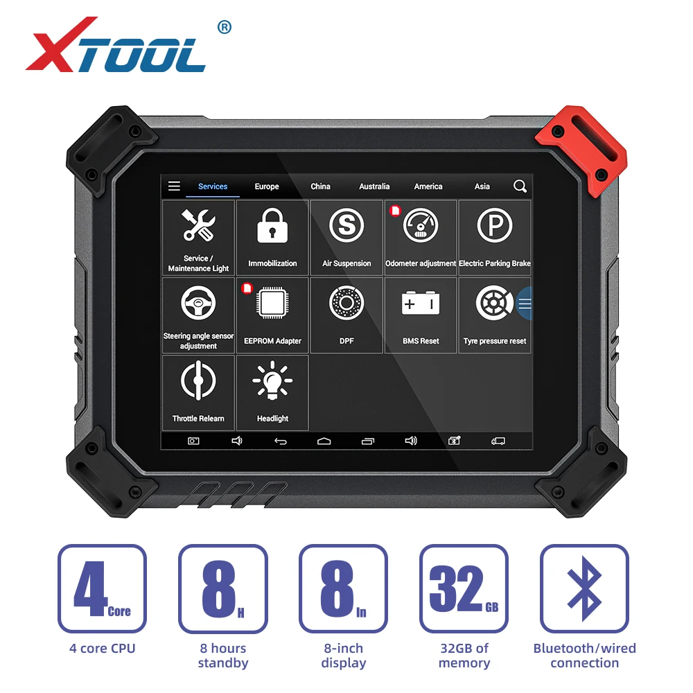 XTOOL PS80 Профессиональный диагностический инструмент OBD2 с полной системой