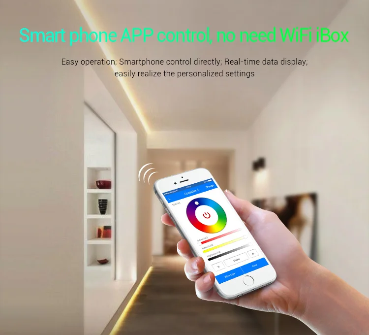 Miboxer WL5 2 4G 5 в 1 WiFi светодиодный контроллер для одноцветных CCT RGB RGBW + с поддержкой