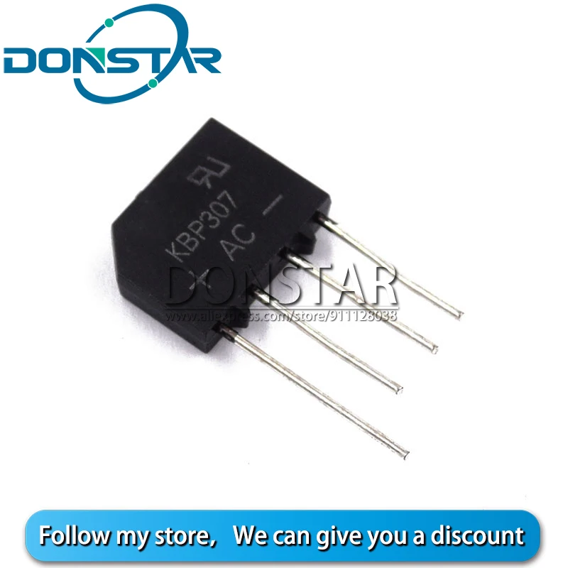 10 шт./лот KBP206 KBP210 KBP307 KBP310 KBP410 2A 3A 4A 1000V 600V 700V Выпрямительный Мост диод Новый и