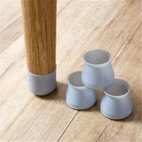 table chair leg mat silicone non slip table chair leg caps foot protection bottom cover pads wood floor protectors 24pcs