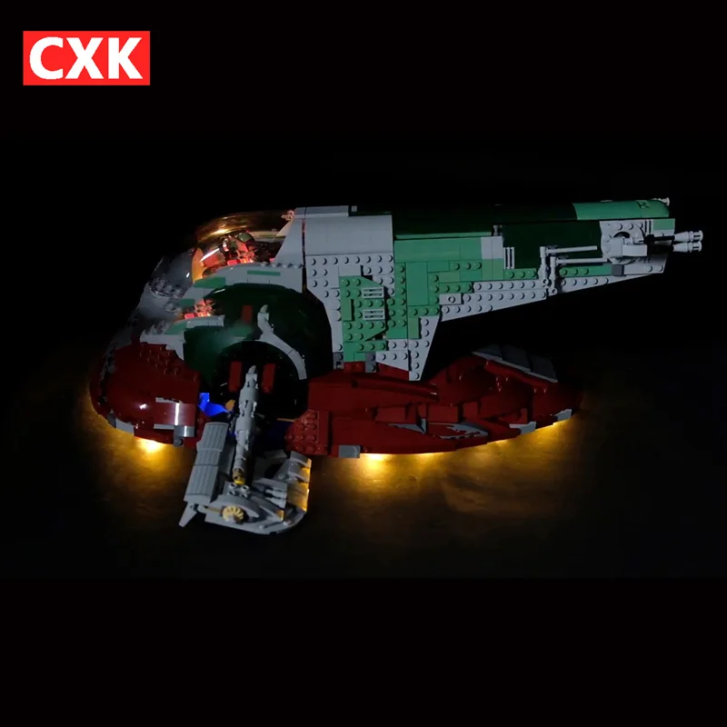 

CXK DIY LED Light Up Kit For 75060 Star UCS Slave No.1 Building Blocks Bricks lighting Toys (only Light )