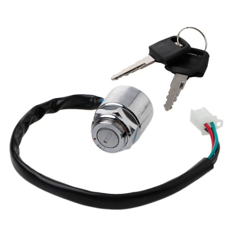 

4 Wires ATV Quads Ignition Key Switch For 4 Wheeler Go Kart Motorcycles Pit Dirt Bike B36B