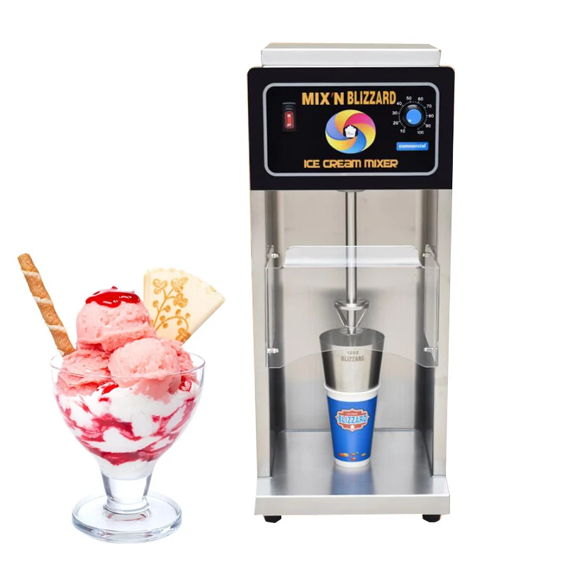 

Blizzard machine ice cream mixer pour glass without sprinkling ice cream machine commercial
