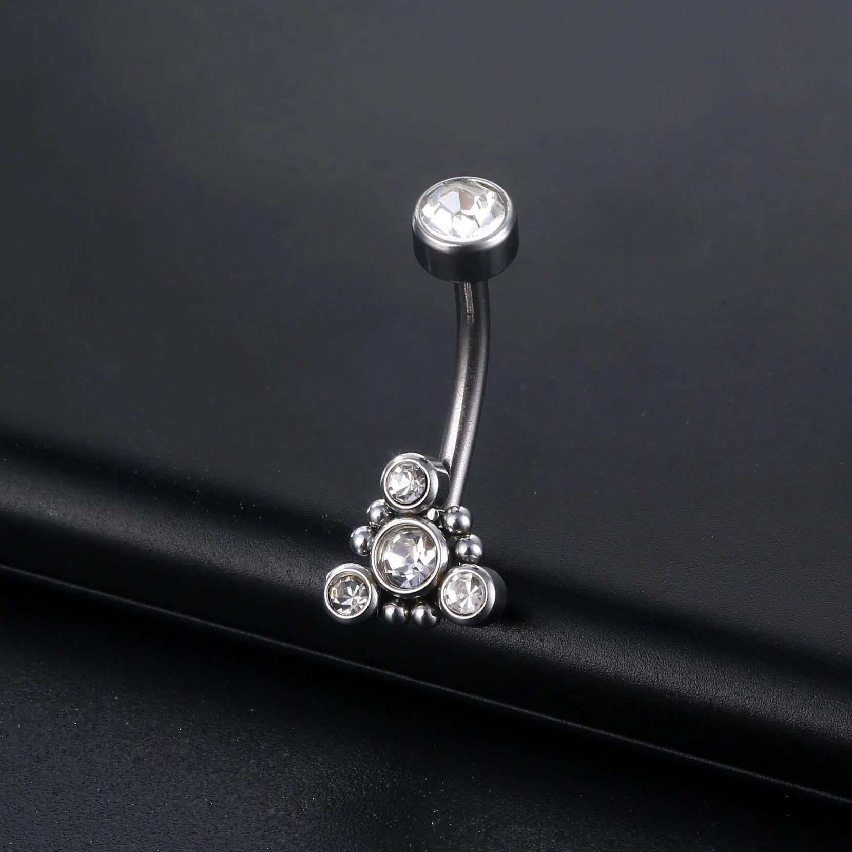 

1PC Surgical Steel Belly Button Piercing Bars Barbell Navel Dangle Drop Bar Ombligo Belly Rings Oreja Pircing Jewelry