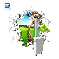 indoor and outdoor decal high quality 3d 5d stereo zeescape wall printer