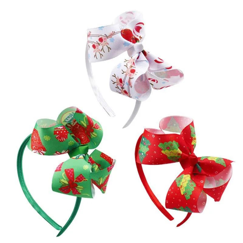 

Christmas Bow Headband For Children Girls Cute HairBands Children Hair Accessories Christmas gift for Kids Accessoire