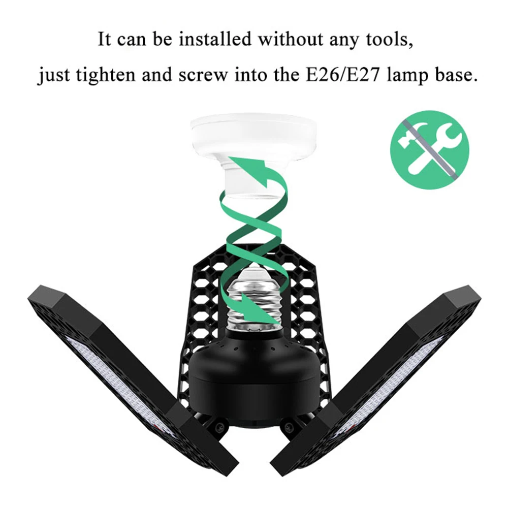 

LED Plant Growth Light 90 Degree Adjustable Seedlings Flower Grow Light 85-265V 108/126/144 Lamp Beads for Ondoor Indoor