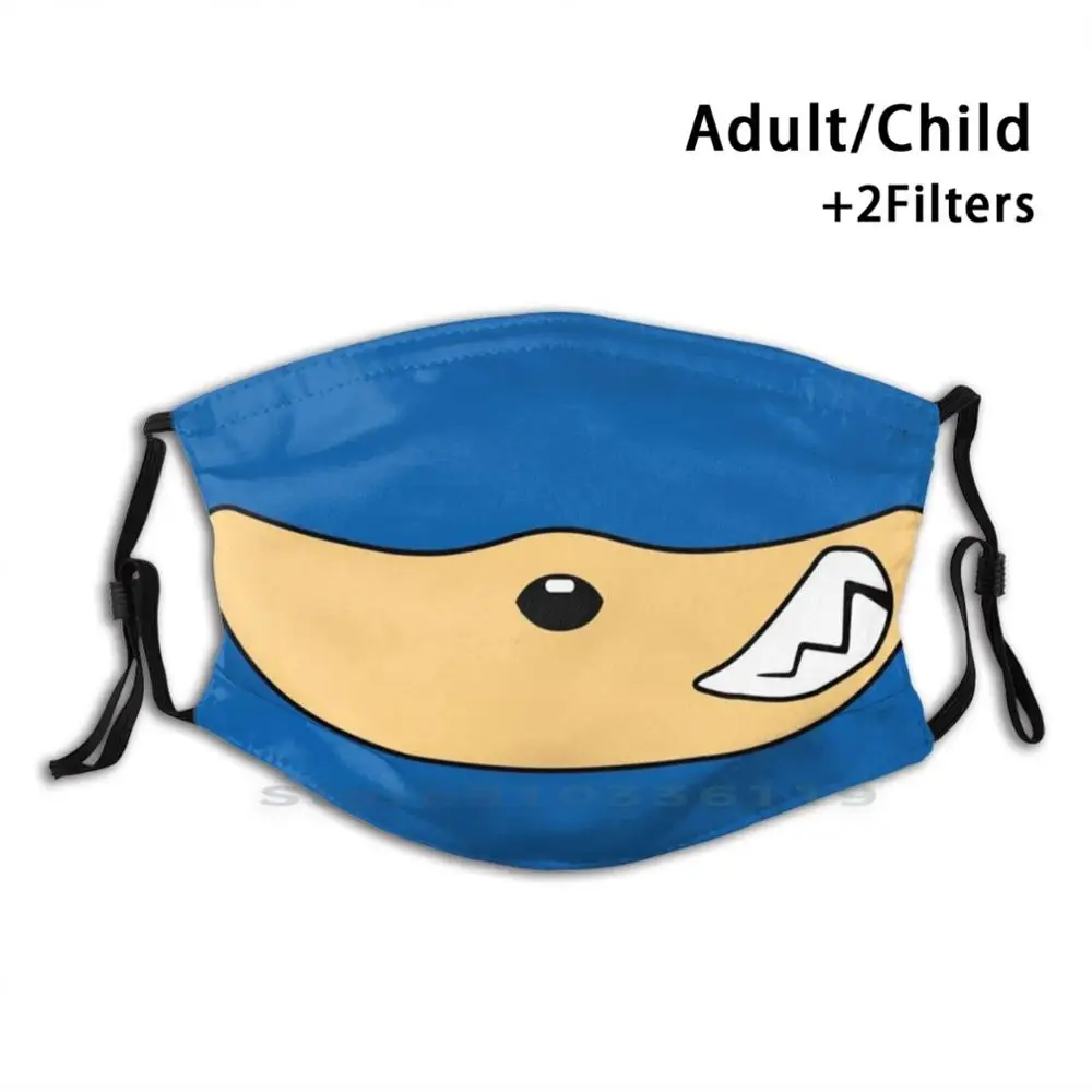 Маска для лица с фильтром взрослых и детей быстрая стирка кольца в виде Ежика |