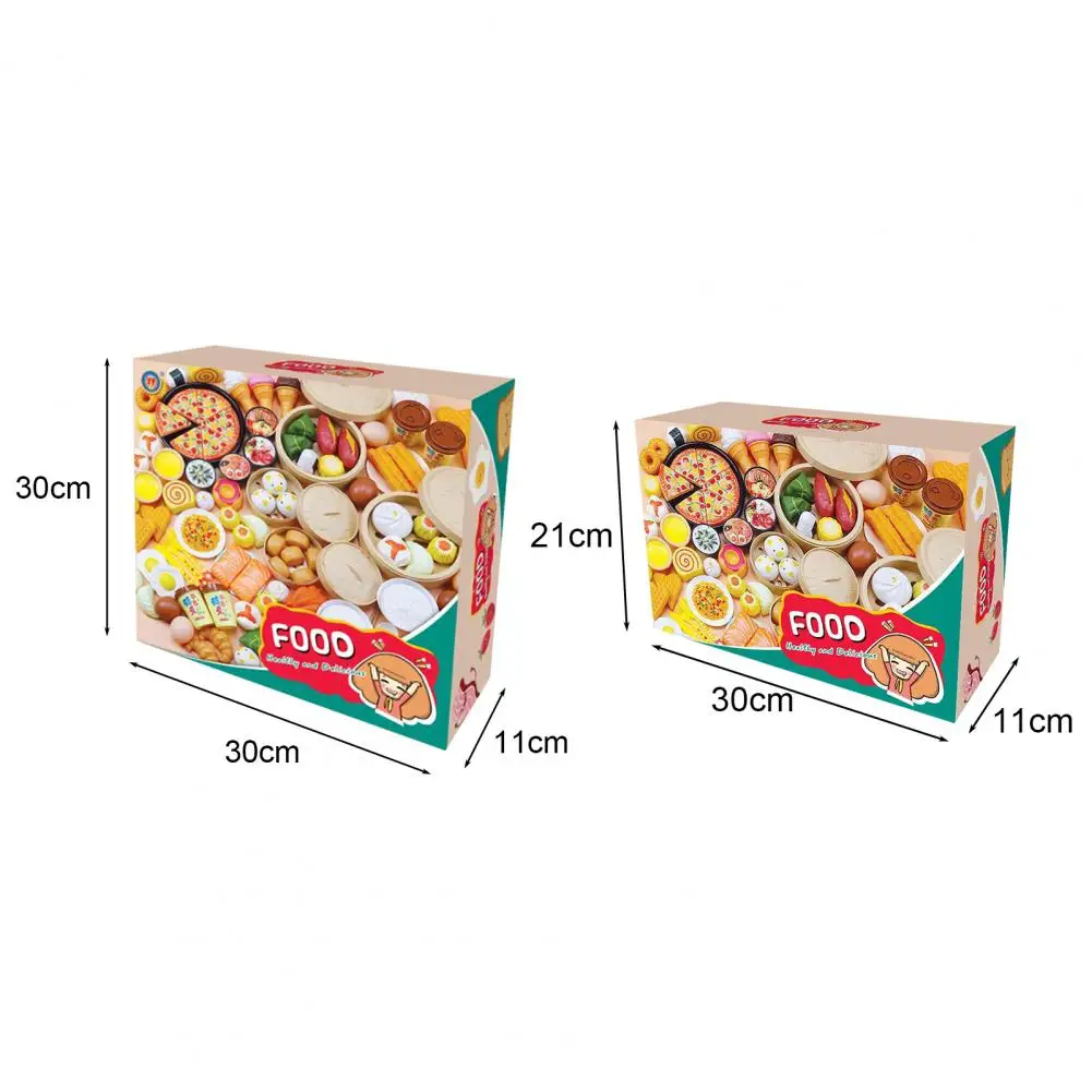 

Simulation Steamed Bun Mini Delicate Plastic Dollhouse Play Pretend Toy Model Accessories for Kids Interactive Games