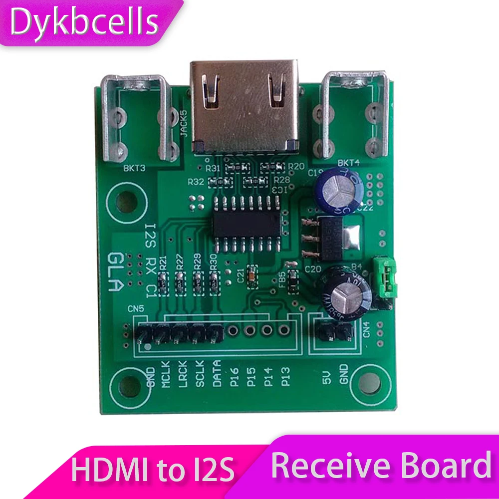 

Dykbcells HDMI to I2S IIS DSD Receive Board I2S OVER HDMI for DSD Signal Reception