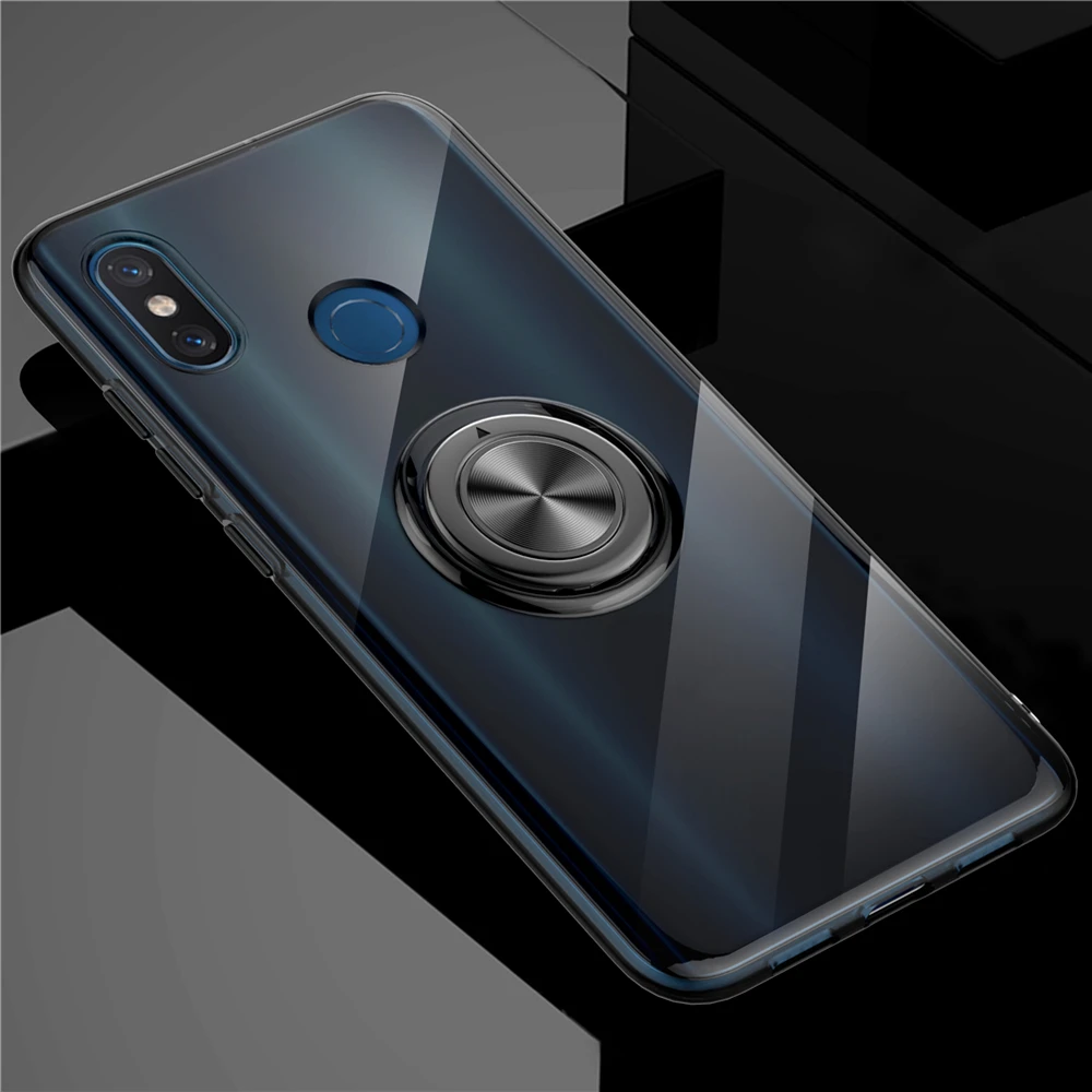 Чехол для Xiaomi Mi 8 Lite 9 SE прозрачный двухслойный Гибридный Магнитный чехол с