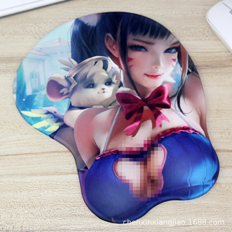 3 Miku Saber Nier Song Hana PUBG бетмен И Дедпул Fate DVA сексуальный сундук Мягкий гель 3D коврик для мыши эргономичный коврик для мыши с поддержкой запястья - Цвет: 3