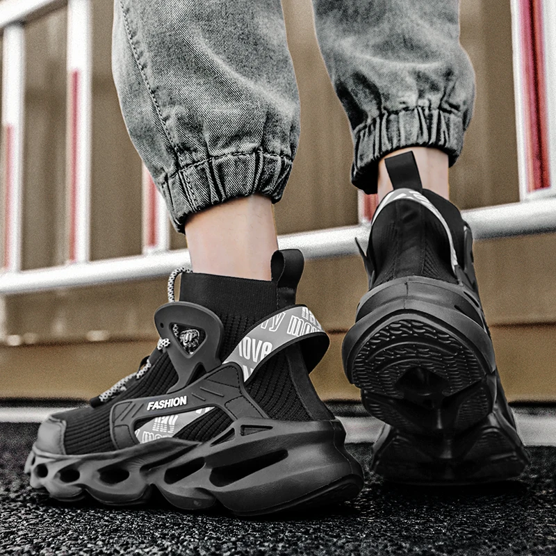 

THIRTRAN 2021 New Fashion Shoes For Men Mesh Yellow Designer Sneakers Man Comfortable Trainer White Running Sports Shoes