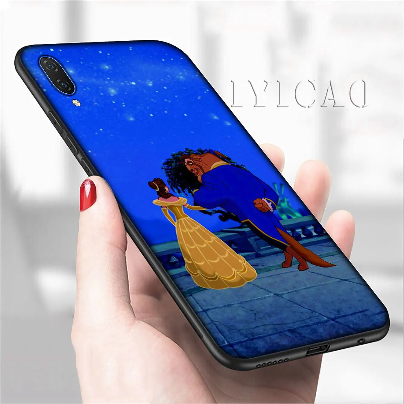 IYICAO Beauty and the beast Cartoon Soft Phone Case for Xiaomi Mi 10 9 9T A3 Pro CC9 CC9E 8 SE A2 Lite A1 6 pocophone f1 Mi9 |