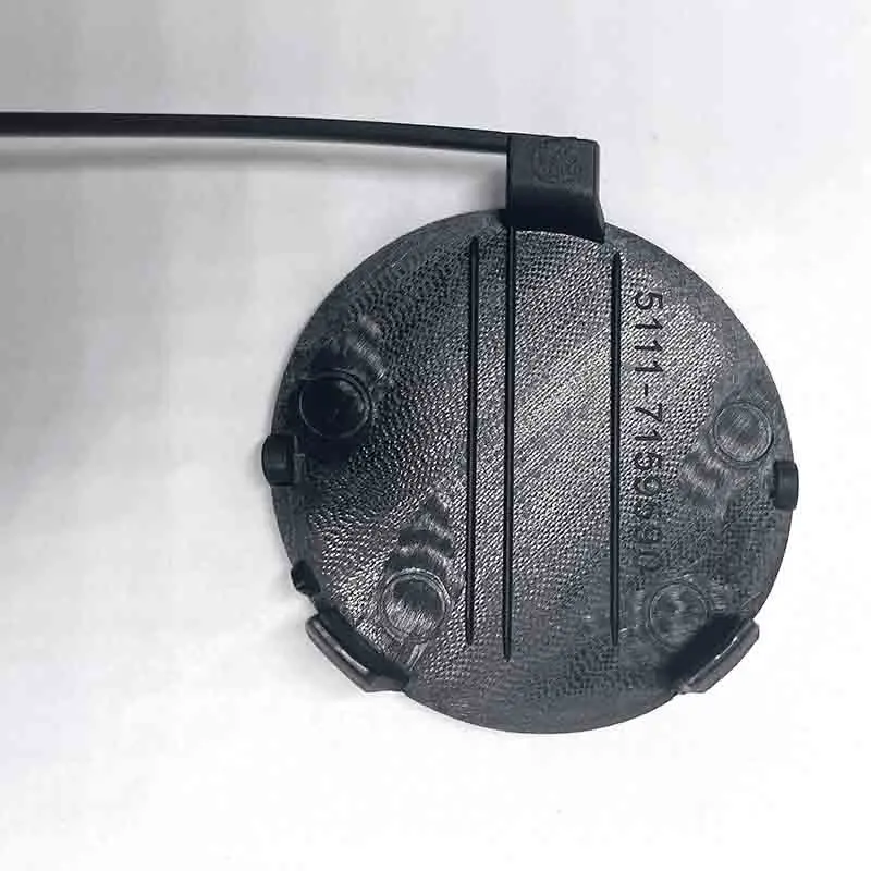 

NEW-Right Side Front Bumper Tow Hook Eye Cover Cap Plastic Black 51117159590 for -BMW X5 E70 2007 2008 2009 2010 2011