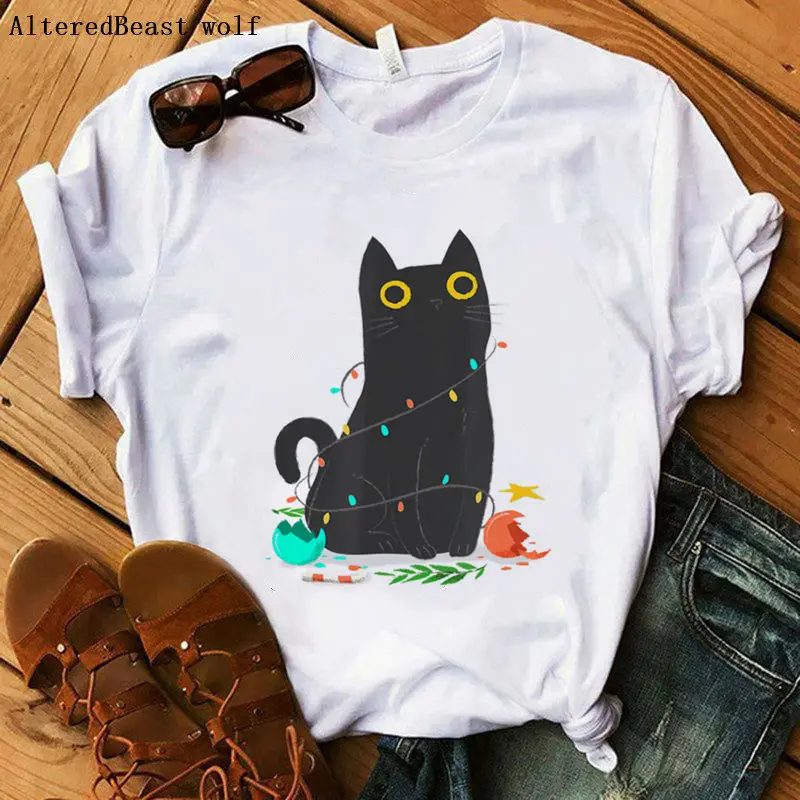 Забавный кот фильмы ужасов 2019 жуткая маска для кошек подарок футболка с принтом