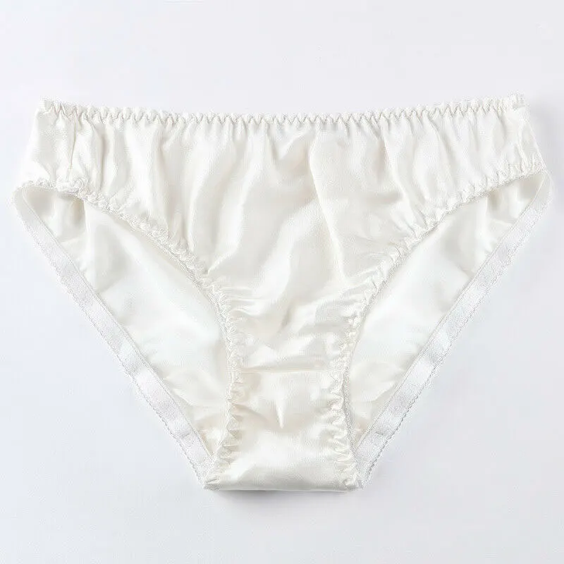 Женское нижнее белье из молочного шелка женские сексуальные бесшовные атласное