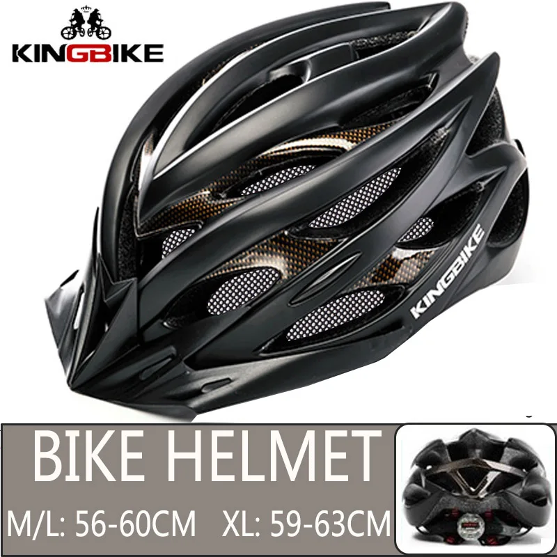 629-Black KINGBIKE велосипедный шлем из титана Сверхлегкий в форме велосипедный шлем с козырьком дышащий дорожный горный MTB открытый велосипедный шлем - Цвет: 629-Black