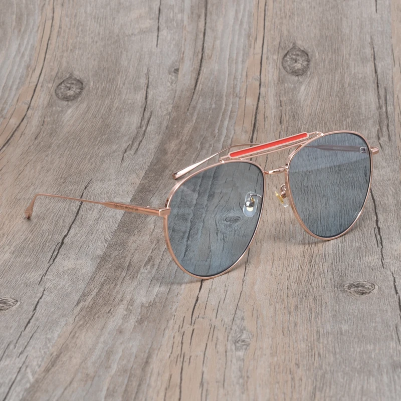 Мужские солнцезащитные очки Mio роскошные брендовые дизайнерские в металлической