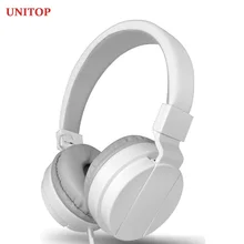 UNITOP Gaming Headset Stereo Wired Bass Headphones 3.5mm Jack Hifi Earphone With Mic For Mobile Phone PC Laptop Computer