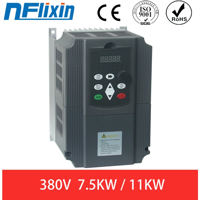 Частотно регулируемым приводом 380 7.5kw 11kw AC частотно регулируемый привод 3 фазы