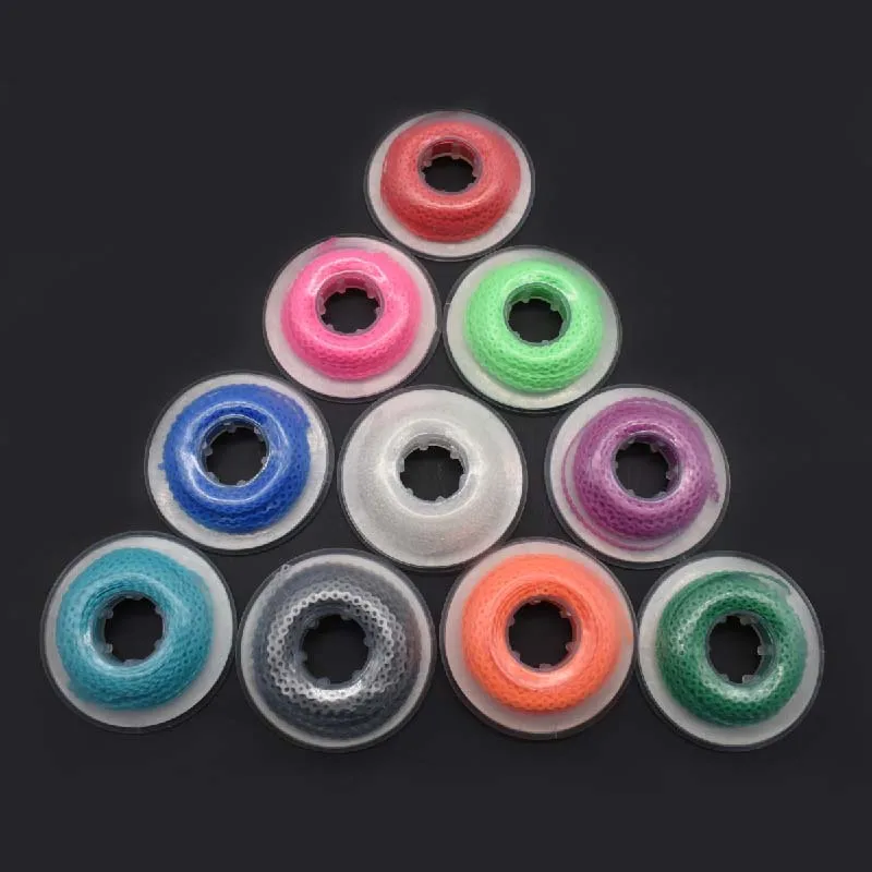 10pcs/pack Dental Orthodontic Elastic Rubber Power Chain Rubber Band Long Short Closed Elastic Ultra Power Chain High Strength