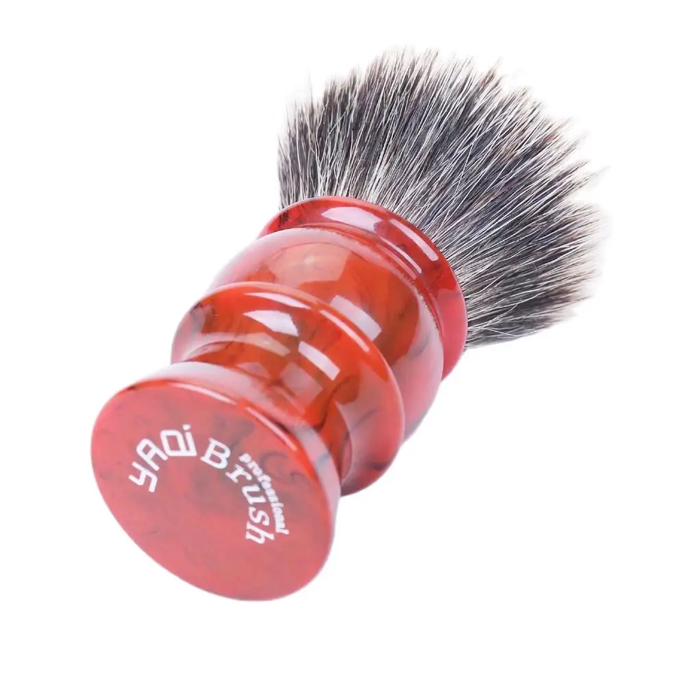 Yaqi 24 мм двухполосная кисть для бритья барсука|shaving brush|badger hair shaving brushhair brush |