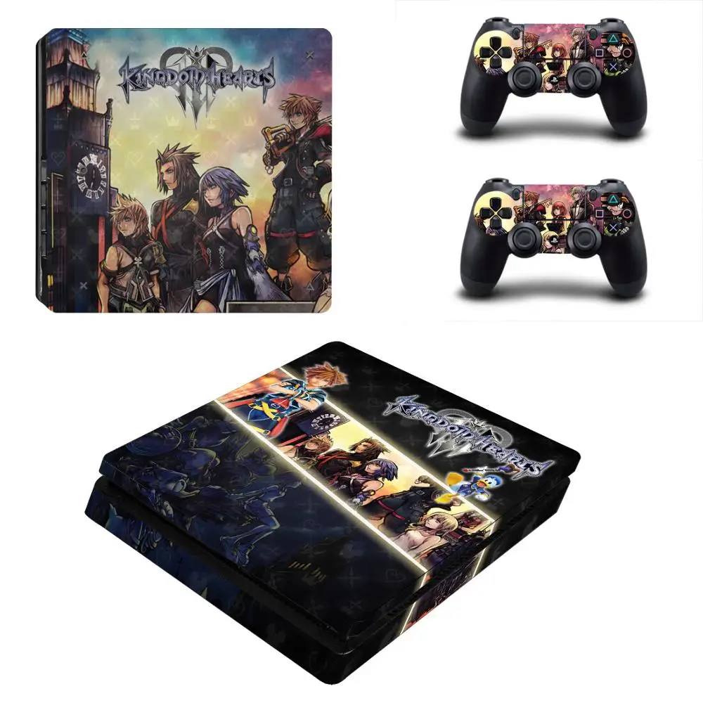 Тонкая наклейка Kingdom Hearts PS4 s Play station 4 для PlayStation тонкая Виниловая консоли и