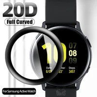 20d curved edge protective film for samsung galaxy watch active 40mm active 2 40 44mm smart watch screen protector not glass