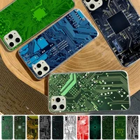 maiyaca motherboard circuit board phone case for iphone 11 12 13 mini pro xs max 8 7 6 6s plus x 5s se 2020 xr case