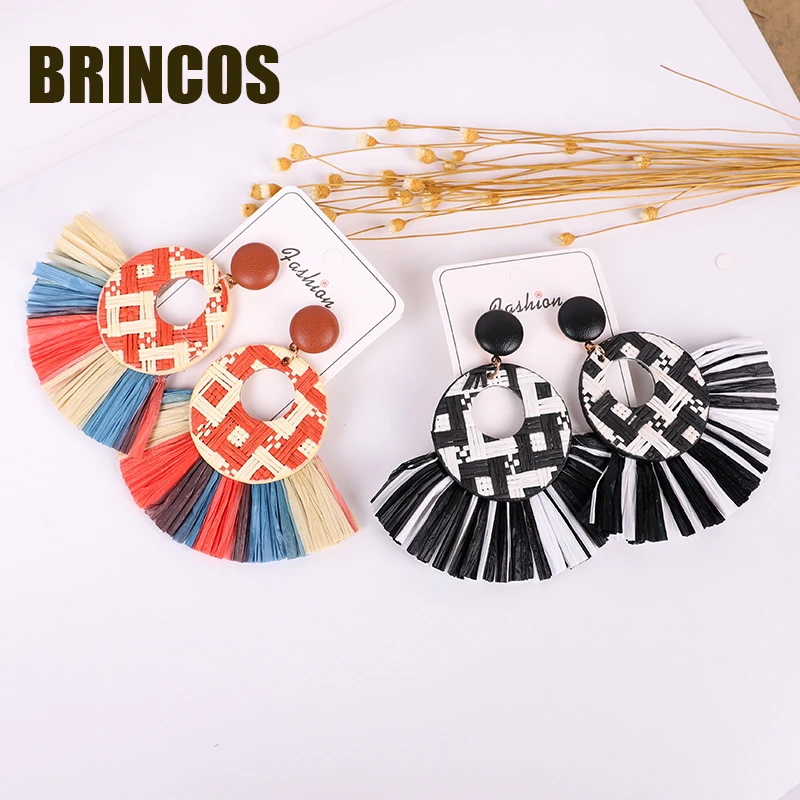 Серьги с кисточками 2019 модные богемные женские длинные серьги в виде капель воды