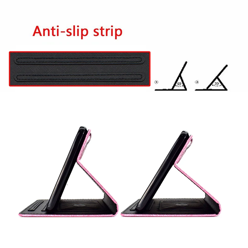 Блестящий флип чехол из искусственной кожи для iPad Pro 11 дюймов 2020 Автоматический