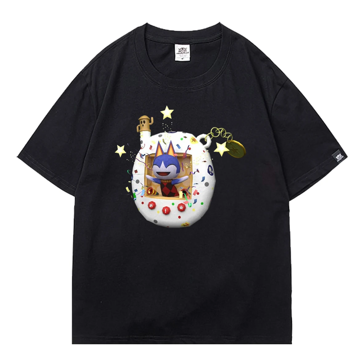 

Animal Crossing 2021Game Women's T-shirt Girl Animal Print Short Sleeve T-shirts Summer Female Fun Top Kawaii Oversized T-shirt
