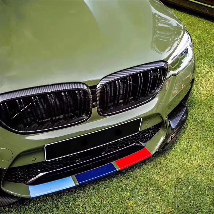 Углеродного волокна диффузор губа на задний бампер спойлер гриль разветвитель